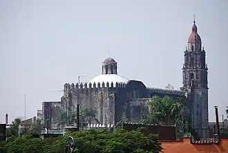 Cuernavaca Cathedral and Convent, built in 1529-late 17th century, by the Franciscans. A UNESCO WHS.[69][70][71]
