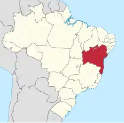 Location in Brazil