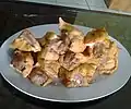 Tahu tuna, fried tofu filled with grounded tuna, a delicacy from Pacitan, East Java