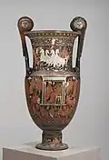 Ancient Greek volute krater; 320–310 BC; ceramic; height: 1.1 m; Walters Art Museum (Baltimore, US)