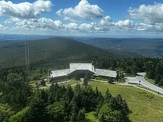 View from Mount Greylock in Massachusetts