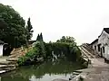 The Bazi Bridge of Shaoxing, Zhejiang, built in 1256