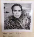 Severed head of MNLA guerrilla commander Hen Yan, killed in 1952 by the Suffolk Regiment.