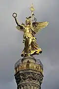 Victoria on top of the Berlin Victory Column. Cast by Gladenbeck, Berlin)[11]