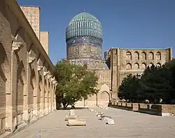 Bibi-Khanym Mosque, Samarkand, Uzbekistan (completed in 1404)