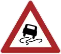 Slippery road