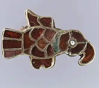 Frankish bird brooch