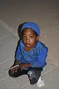 An African Hebrew Israelite child in Dimona