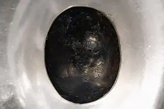 Black Stone set in the eastern corner of the Kaaba