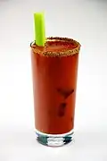 Bloody Mary, a tomato cocktail