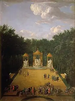 "Bosquet des Bains d'Apollon" by Pierre-Denis Martin (Martin le Jeune), ca. 1713