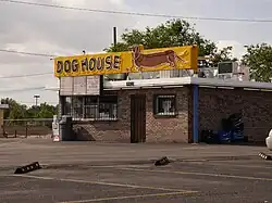 Exterior of the Crossroads Motel location