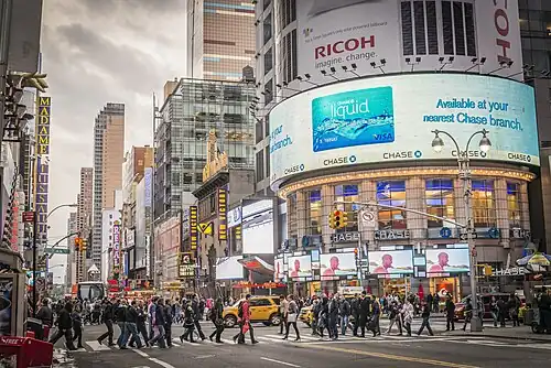 Times Square in Manhattan