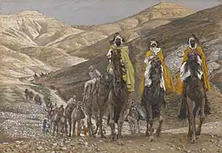 The Magi Journeying (Les rois mages en voyage)—James Tissot, c. 1886, Brooklyn Museum