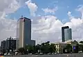BRD Tower and Bucharest Tower Center in Victory Square