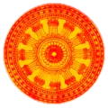 A Thai style Dhamma wheel