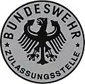 Bundeswehr registration seal with the Bundesadler