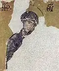 Mosaic icon, Hagia Sophia, 12th ct.