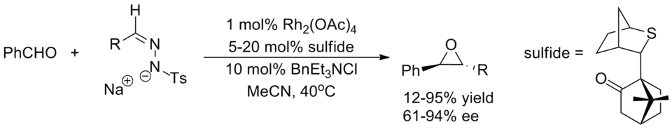 chiral catalyst with carbenoid alkylation for the Johnson–Corey–Chaykovsky reaction