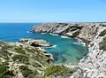 The cliffs of the St. Vincent coast