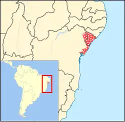 Map of range