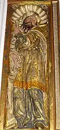 A depiction of Methuselah at the Church of San Juan Bautista in Carbonero el Mayor, Segovia Province, Spain