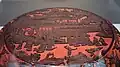 Moon Palace on Ming dynasty lacquer wooden box