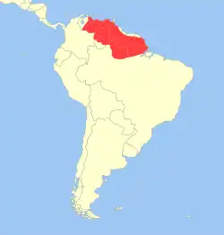 Map of range