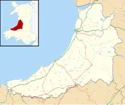 Aberystwyth is located in Ceredigion