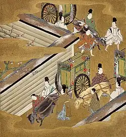 Tosa Mitsuoki, Tale of Genji Emaki (42nd chapter, Niōmiya)