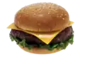 A cheeseburger
