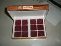 A box of prickly pear candy, often sold in Southwest U.S. gift shops