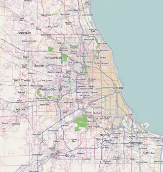 Unity Temple is located in Chicago metropolitan area