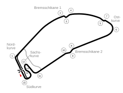 Hockenheimring Grand Prix Circuit (1982–1991)