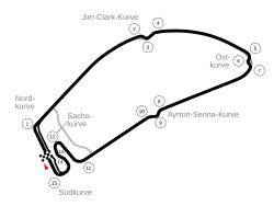 Hockenheimring Grand Prix Circuit (1992–2001)