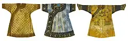 Recovered three-layer burial garments of Cixi, restored by the China National Silk Museum