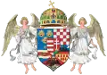 Coat of arms of Transylvania in the coat of arms of the Kingdom of Hungary (1867–1915)