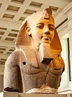 Room 4 – Colossal bust of Ramesses II, known as the Younger Memnon, c. 1250 BC