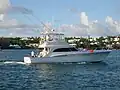 A larger charter big game rig in Bermuda.