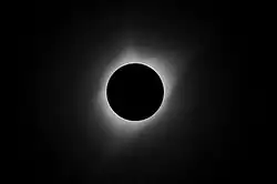 Totality as seen from Grand Teton National Park, Wyoming