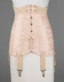 A 1918 longline corset.