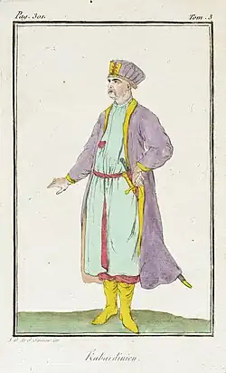 An Adyghe man from Kabarda tribe in regular (non-traditional) wear