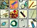 Protein crystals grown by American scientists on the Russian space station Mir in 1995[82]