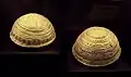 Gold hats or bowls from Axtroki, Basque Country, Spain, c. 1000 BC.