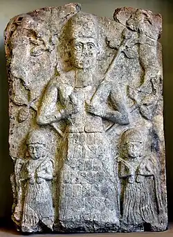 A wall relief probably depicting Ashur, 21st–16th century BC