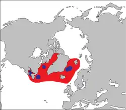 Map of range