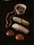 Amber disks and beads from Denmark