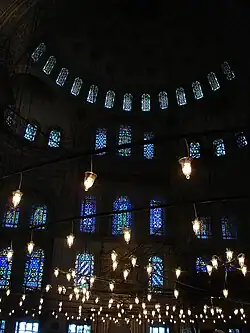 Interior of the Blue Mosque, Istanbul