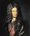 Portrait of Defoe in the style of Sir Godfrey Kneller