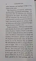 Introduction (continued) of an 1812 copy of "Elements of Chemical Philosophy"